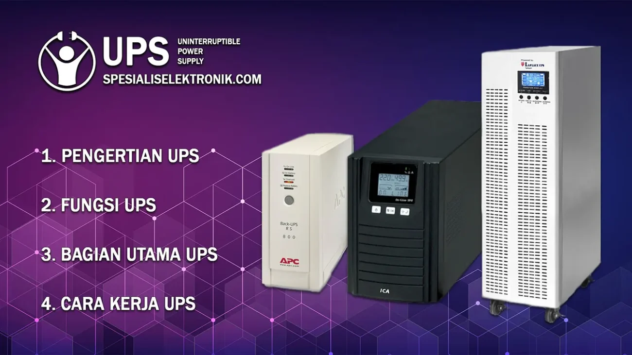 Pengertian, Fungsi dan Cara Kerja UPS