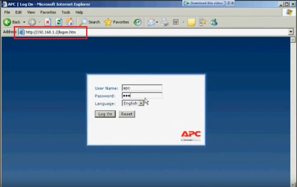 Setting Network Management Card UPS APC Menggunakan Hyperterminal (2)