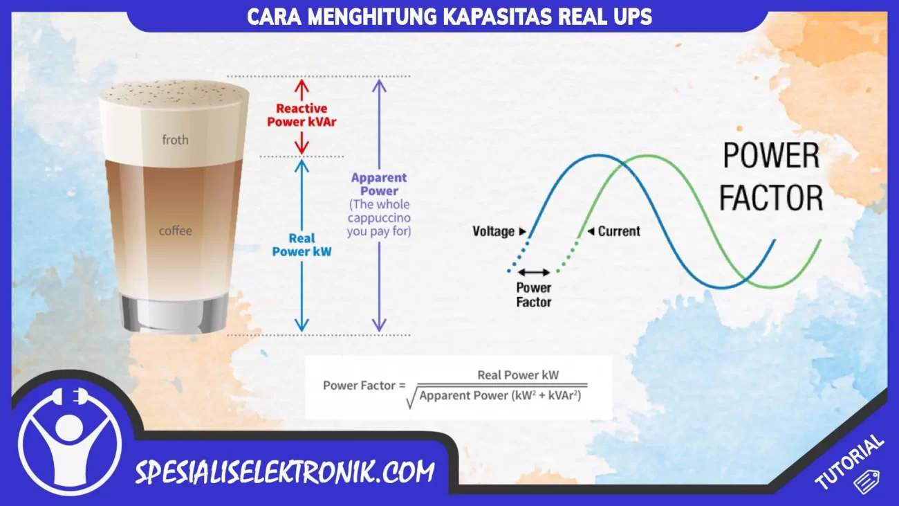 Cara menghitung kapasitas real UPS 2