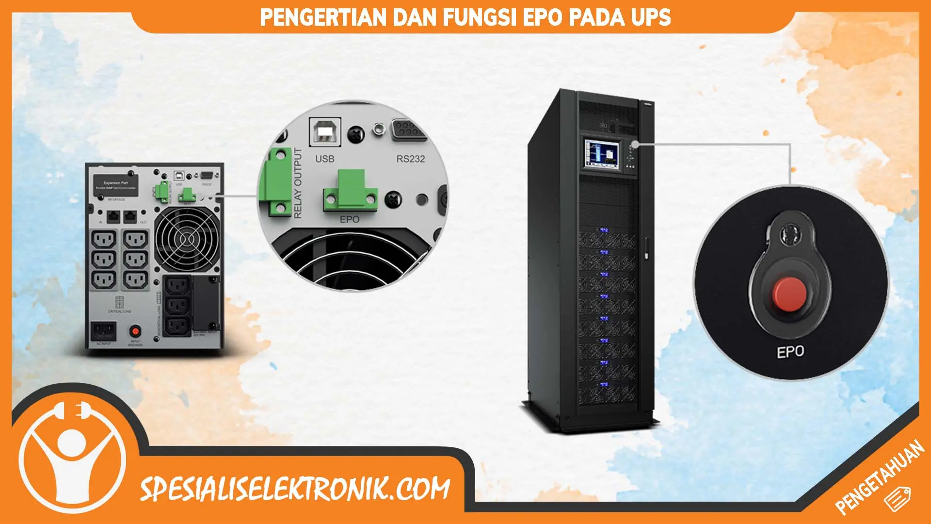 Pengertian dan fungsi EPO pada UPS