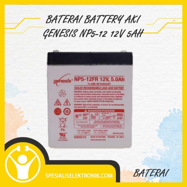 Baterai Battery Aki Enersys Genesis NP5-12 12v 5ah
