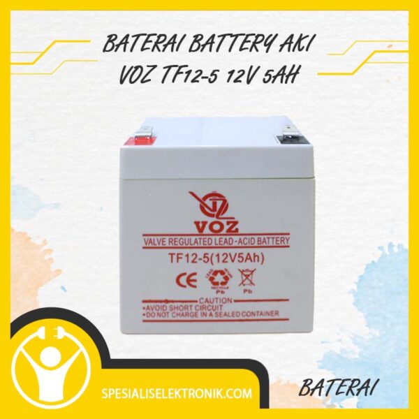 Baterai Battery Aki VOZ TF12-5 12V 5Ah