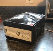 Baterai kembung, tidak datar, tidak rata