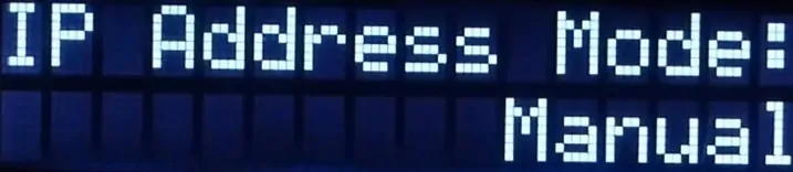 Setting IP UPS APC SRT Via LCD IP address mode