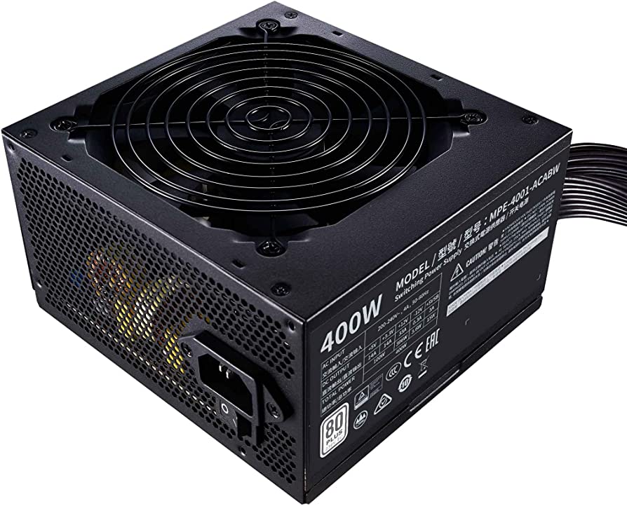 PSU Cooler Master MWE 400 White V2 Atas