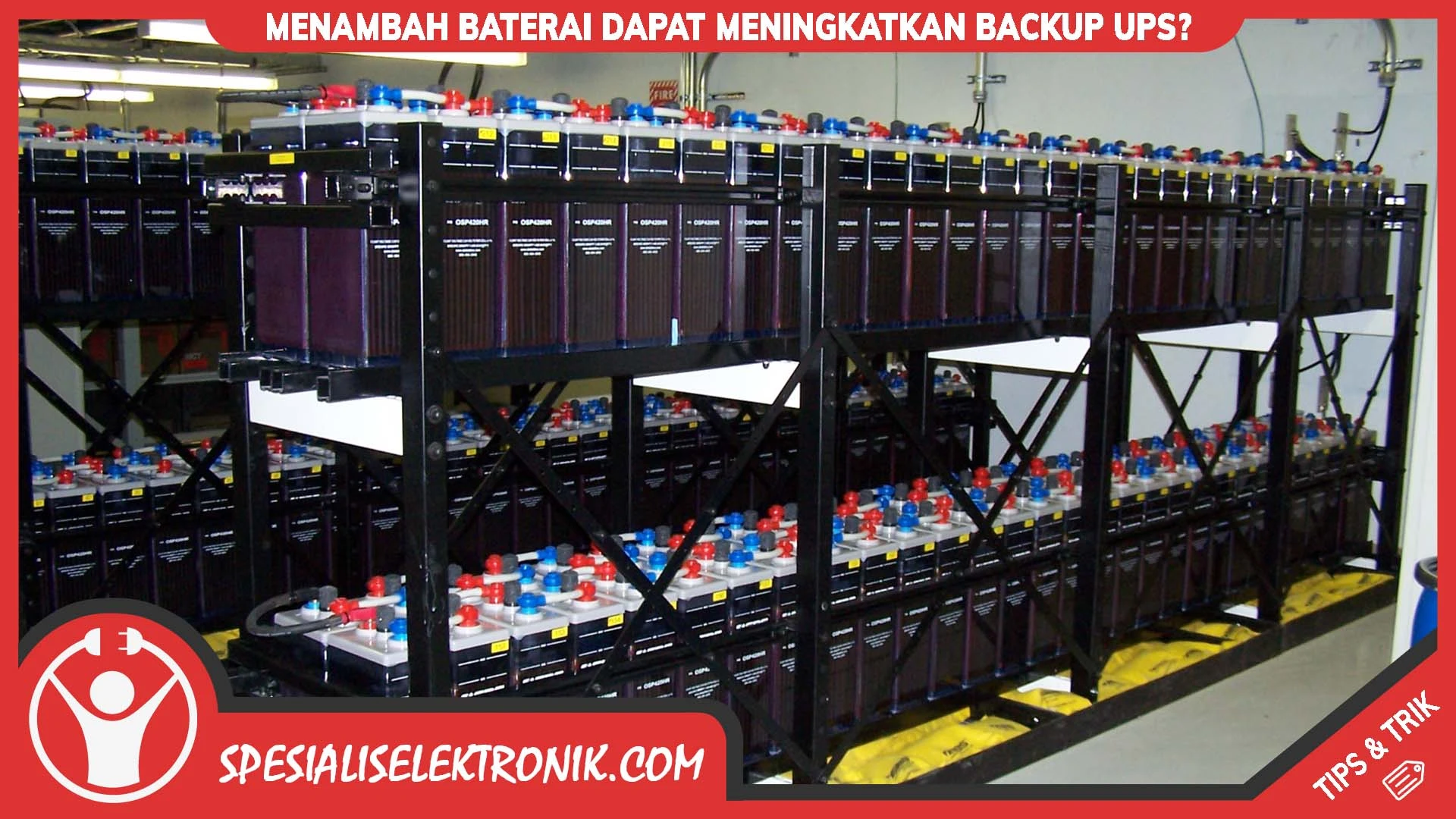 Menambah Jumlah Baterai UPS