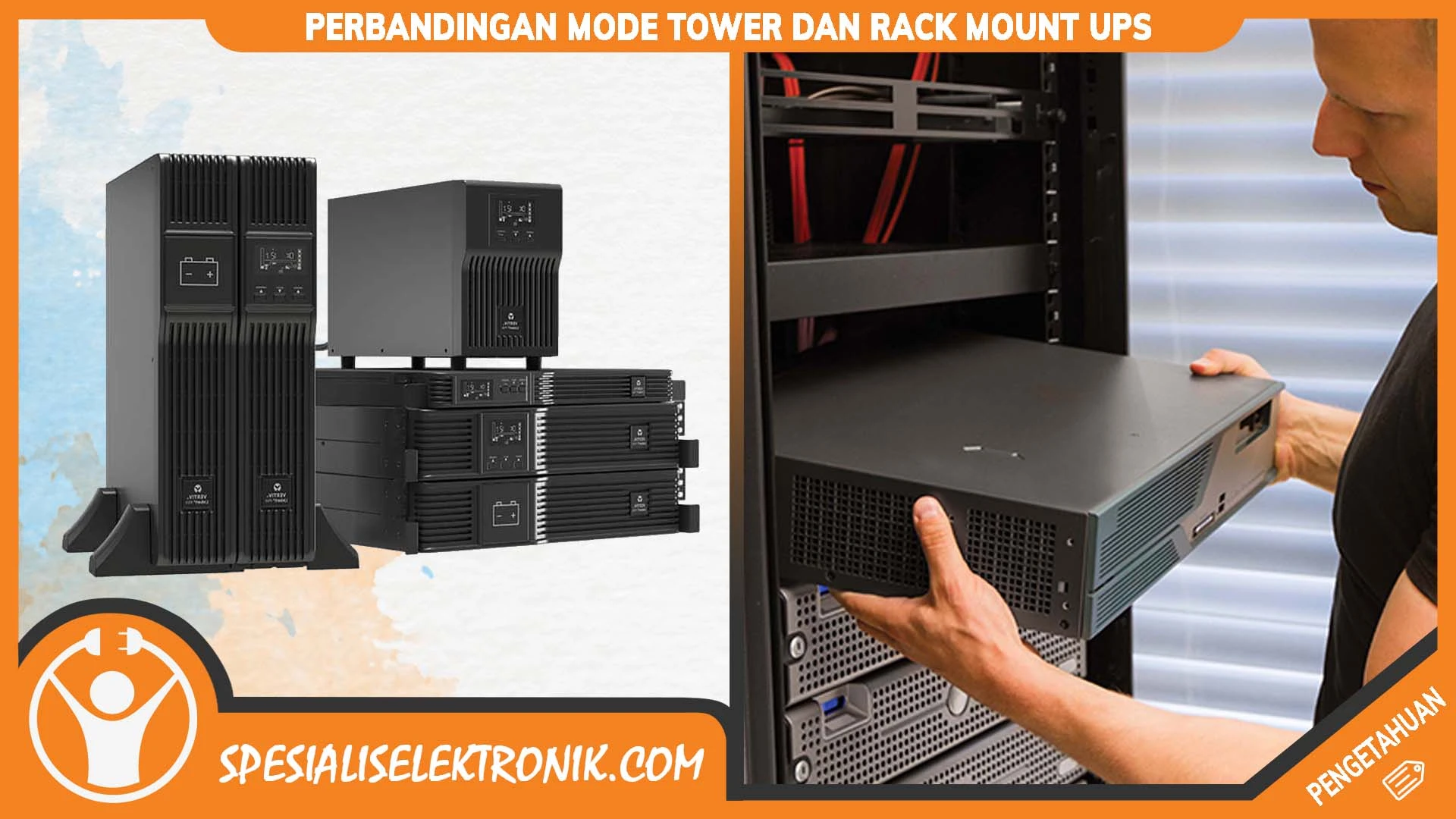 Mode Tower dan Rack Mount UPS
