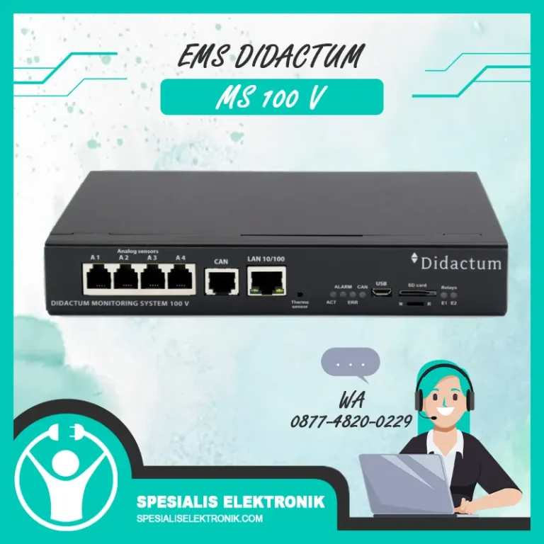 Tampak Depan EMS Didactum Monitoring System 100 V
