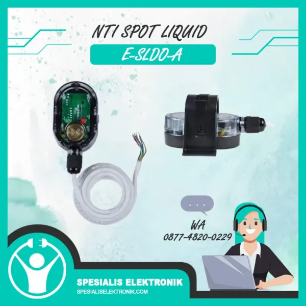 NTI E-SLDO-A Spot Liquid Detector with Built-In Visual & Audible Alarm