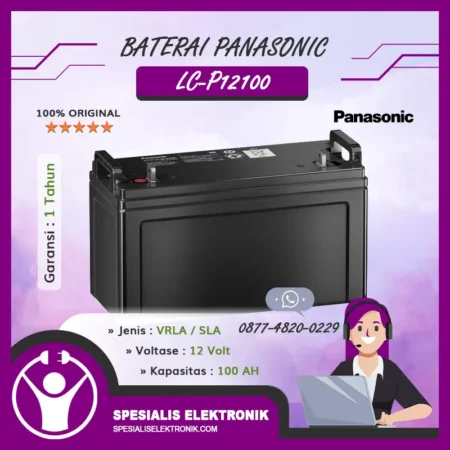 Baterai Panasonic 12V 100AH - LC-P12100