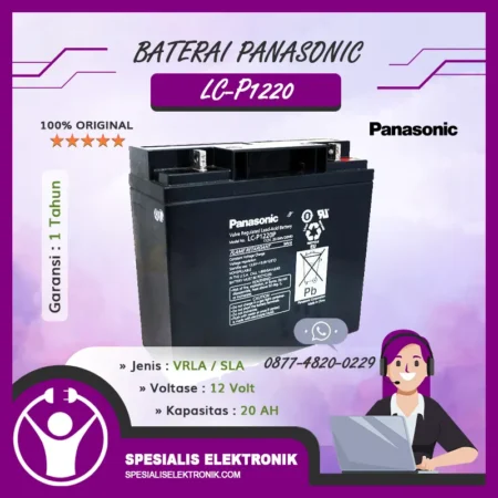 Baterai Panasonic 12V 20AH - LC-P1220