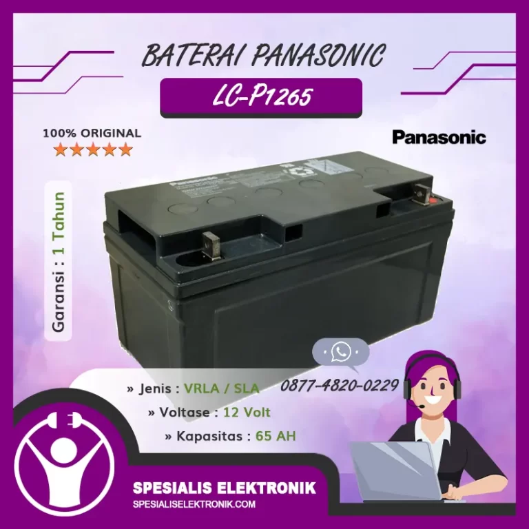 Baterai Panasonic 12V 65AH - LC-P1265