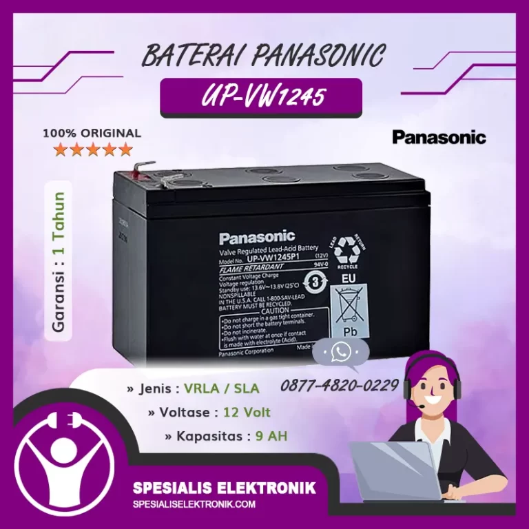 Baterai Panasonic 12V 9AH - UP-VW1245