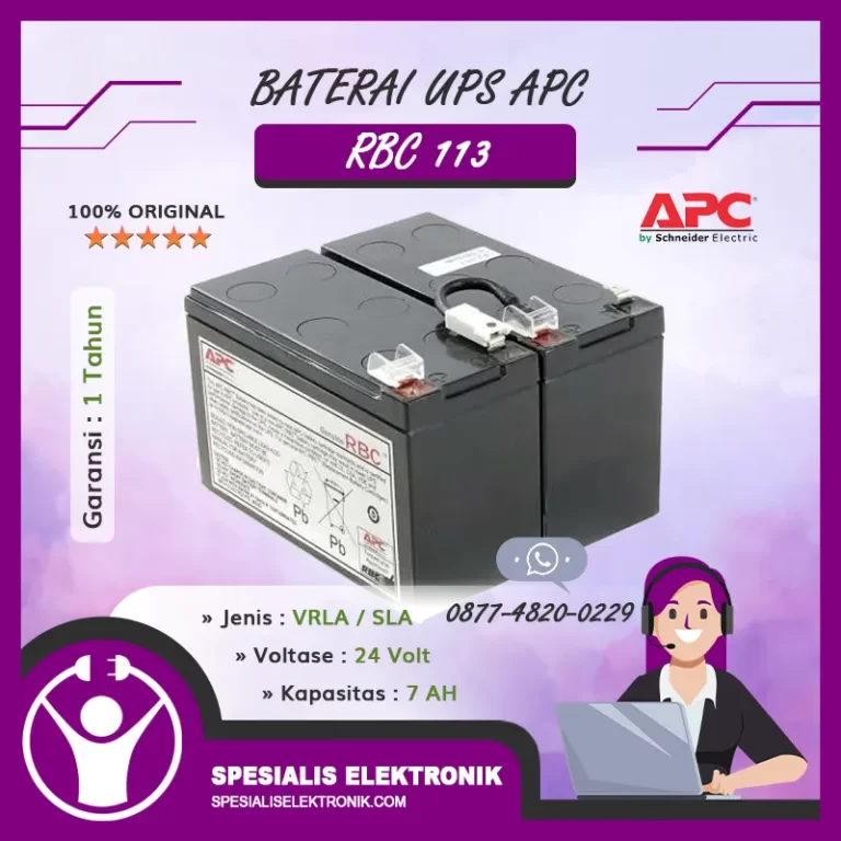 Baterai UPS APC - RBC113