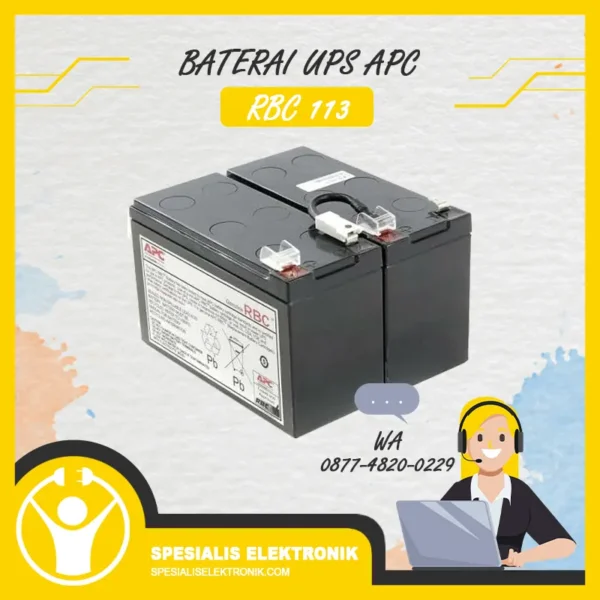 Baterai UPS APC - RBC113