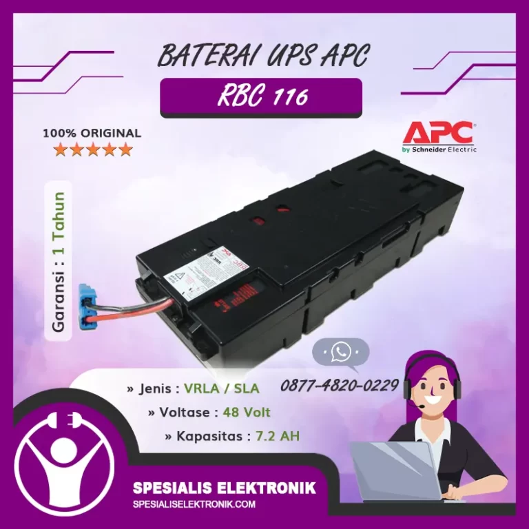 Baterai UPS APC - RBC116