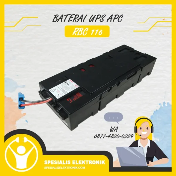 Baterai UPS APC - RBC116