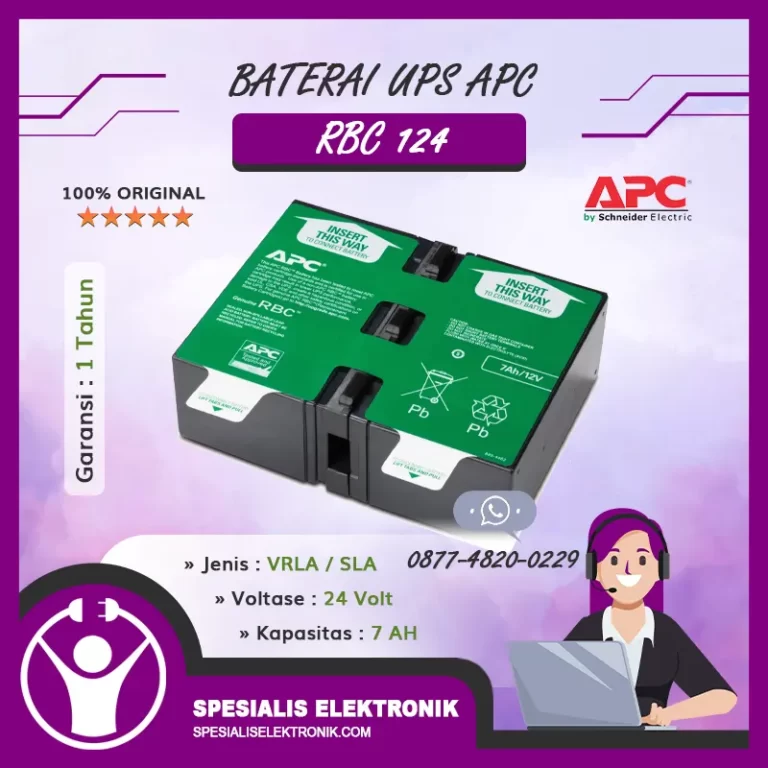 Baterai UPS APC - RBC124