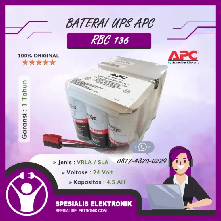 Baterai UPS APC - RBC136