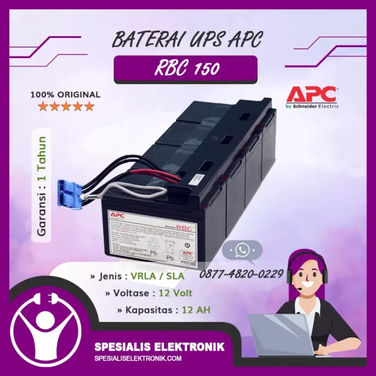 Baterai UPS APC - RBC150