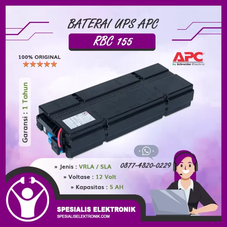 Baterai UPS APC - RBC155