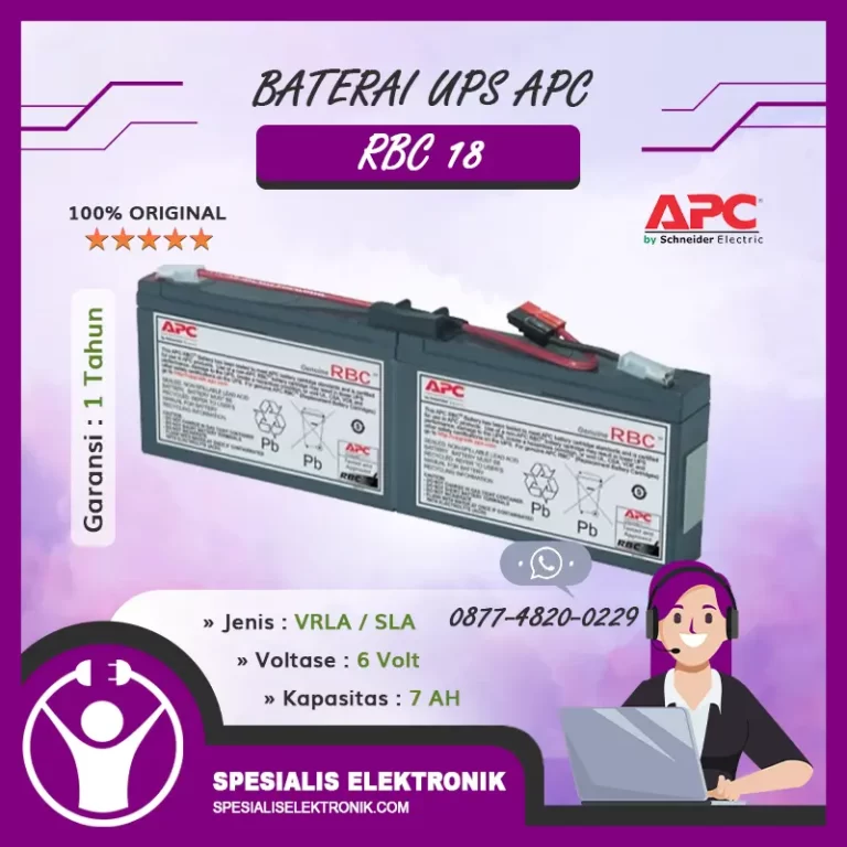 Baterai UPS APC - RBC18