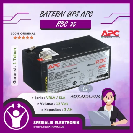 Baterai UPS APC - RBC35