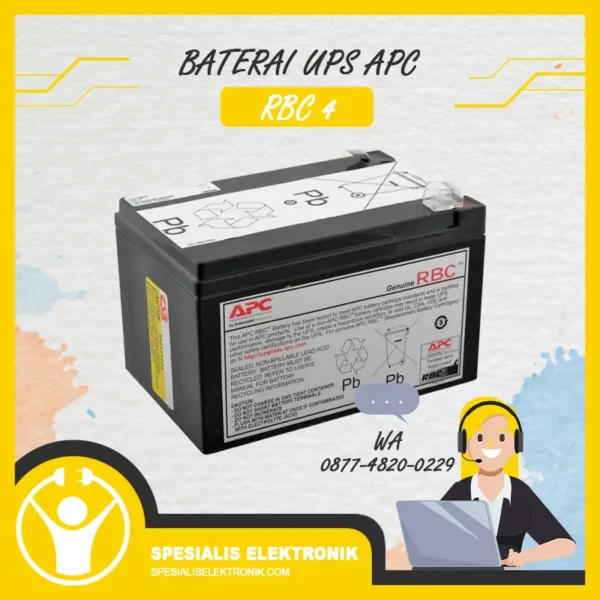 Baterai UPS APC - RBC4