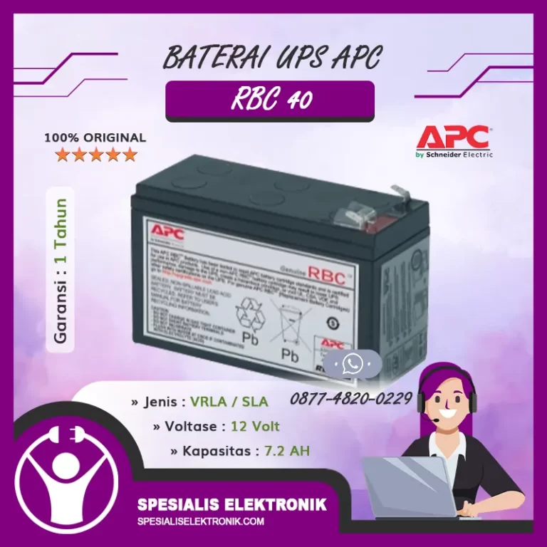 Baterai UPS APC - RBC40