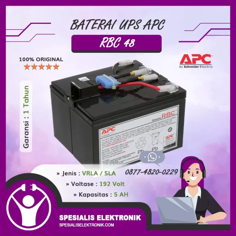 Baterai UPS APC - RBC48