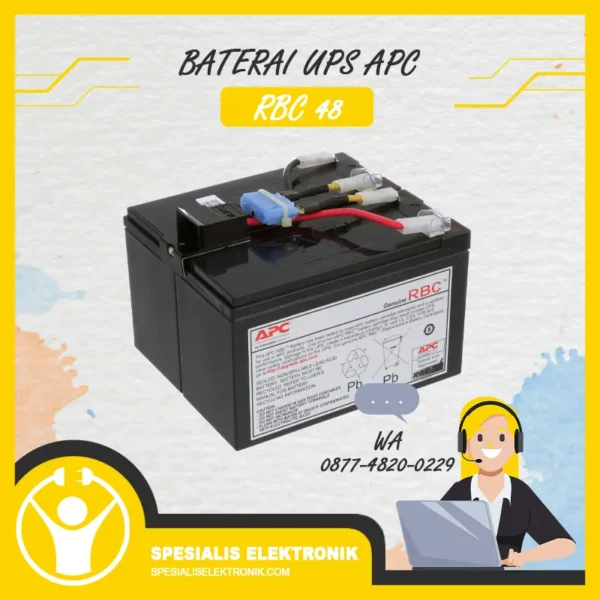Baterai UPS APC - RBC48
