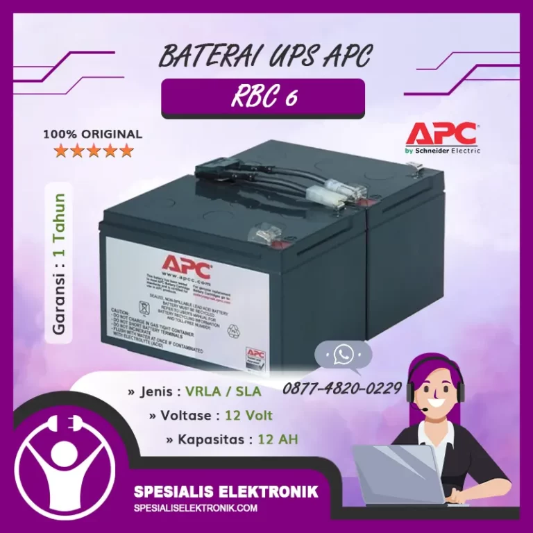 Baterai UPS APC - RBC6