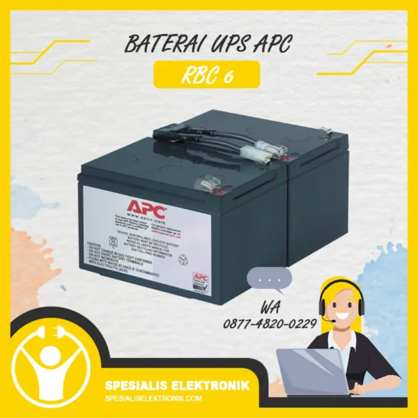 Baterai UPS APC - RBC6