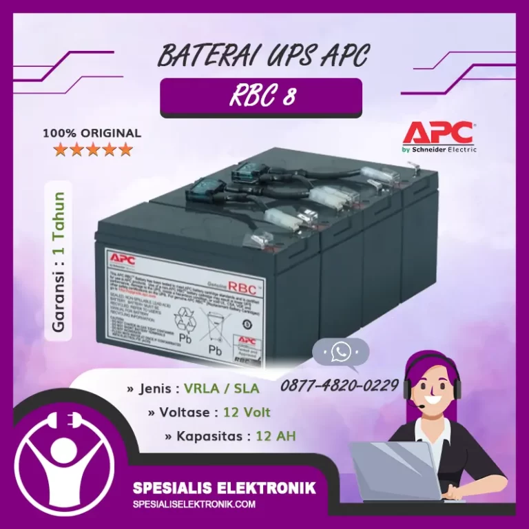 Baterai UPS APC - RBC8