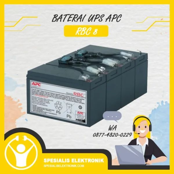 Baterai UPS APC - RBC8