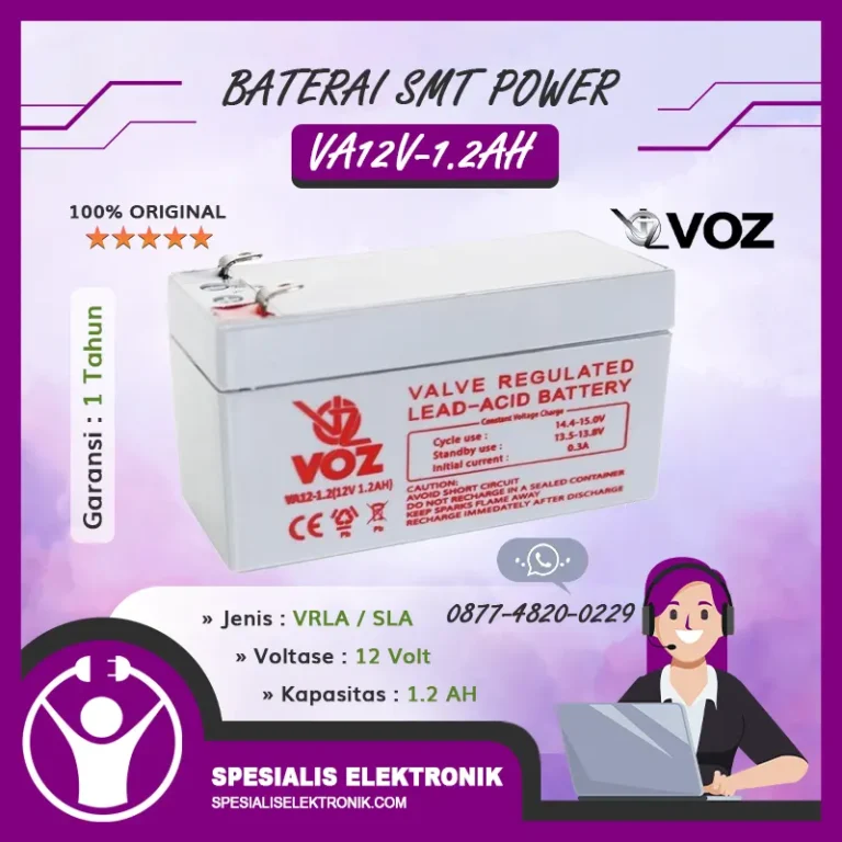 Baterai VOZ 12V 1.2AH - VA12-1.2
