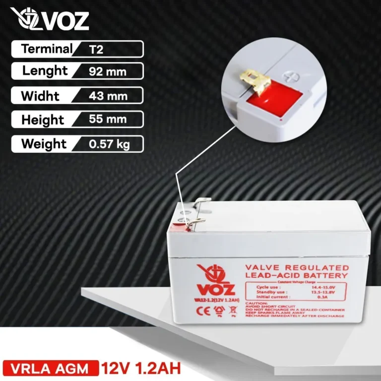 Baterai VOZ 12V 1.2AH - VA12-1.2 4