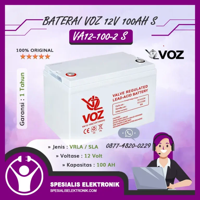 Baterai VOZ 12V 100AH - VA12-100-2 S