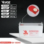Baterai VOZ 12V 120AH - VA12-120 3