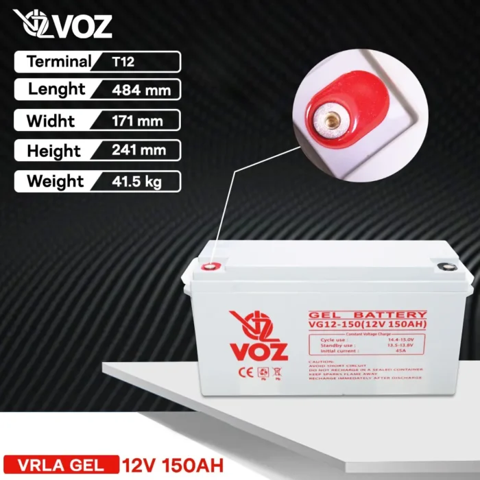 Baterai VOZ 12V 150AH - VG12-150 3