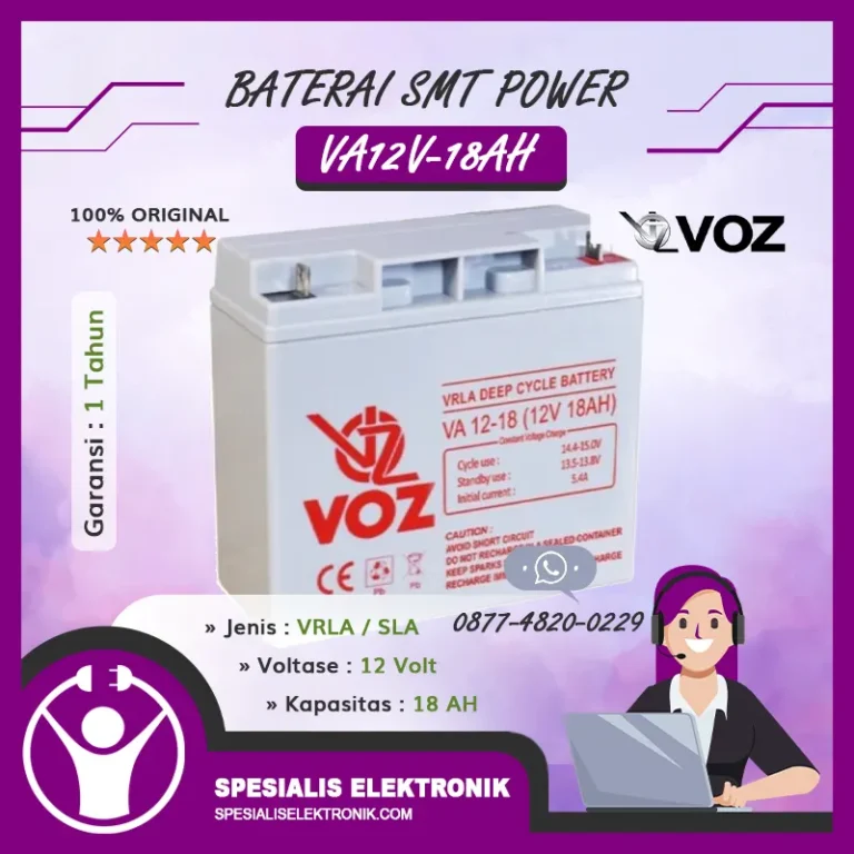 Baterai VOZ 12V 18AH - VA12-18