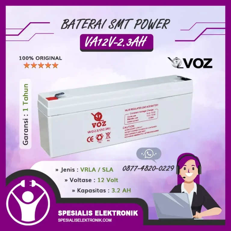 Baterai VOZ 12V 2.3AH - VA12-2.3