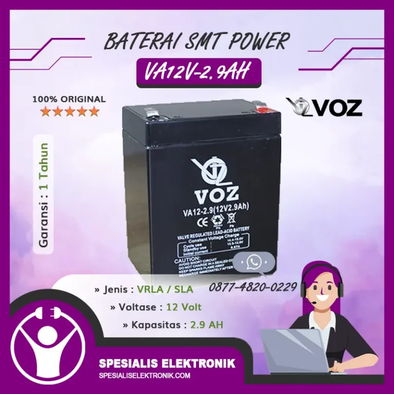 Baterai VOZ 12V 2.9AH - VA12-2.9
