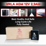 Baterai VOZ 12V 2.9AH - VA12-2.9 5