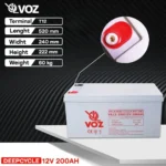 Baterai VOZ 12V 200AH - VA12-200 3