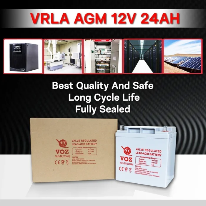 Baterai VOZ 12V 24AH - VA12-24 5