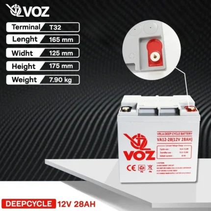 Baterai VOZ 12V 28AH - VA12-28 4