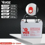 Baterai VOZ 12V 33AH - VA12-33 4
