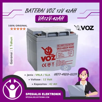 Baterai VOZ 12V 42AH - VA12-42