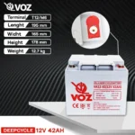 Baterai VOZ 12V 42AH - VA12-42 3